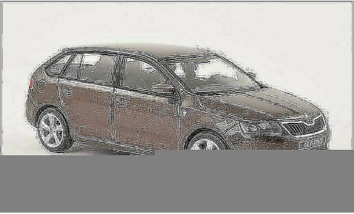 Skoda Rapid Spaceback ACE 1/43 Abrex Spaceback metallic brown 2013 diecast model cars