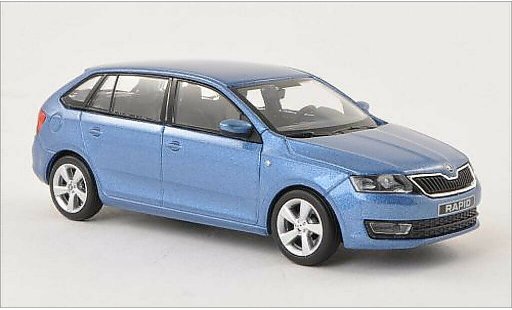 Skoda Rapid Spaceback ACE 1/43 Abrex Spaceback metallic blue 2013 diecast model cars