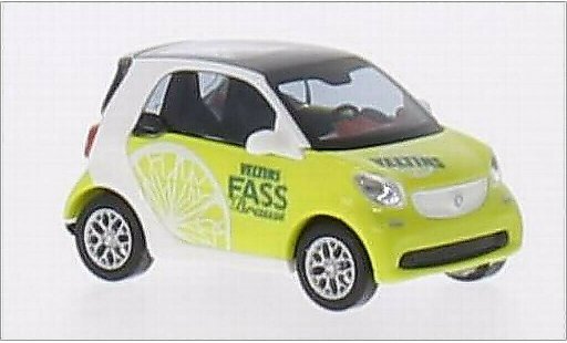 Smart ForTwo Coupe 1/87 Busch Veltins Fassbrause Zitrone diecast model cars