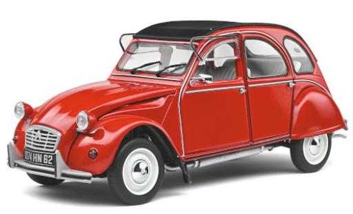 Diecast model cars Citroen 2CV 1/18 Solido 6 red 1982 Citroen 2CV 1/18 Solido 6 red 1982 diecast model cars