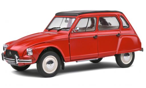 Diecast model cars Citroen Dyane 1/18 Solido 6 red 1968 Citroen Dyane 1/18 Solido 6 red 1968 diecast model cars