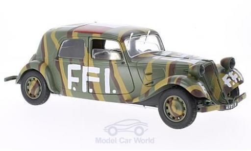 Diecast model cars Citroen Traction 11 1/18 Solido 11 CV F.F.I. 1944 Citroen Traction 11 1/18 Solido 11 CV F.F.I. 1944 diecast model cars