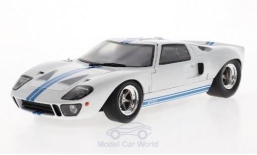 Diecast model cars Ford GT40 1/18 Solido MK I white/blue 1968 Ford GT40 1/18 Solido MK I white/blue 1968 diecast model cars