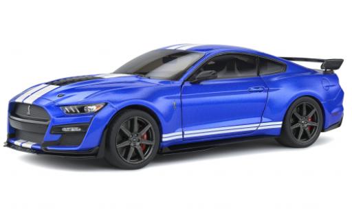 Diecast model cars Ford Mustang 1/18 Solido Shelby GT 500 Fast Track metallic blue/white 2020 Ford Mustang 1/18 Solido Shelby GT 500 Fast Track metallic blue/white 2020 diecast model cars