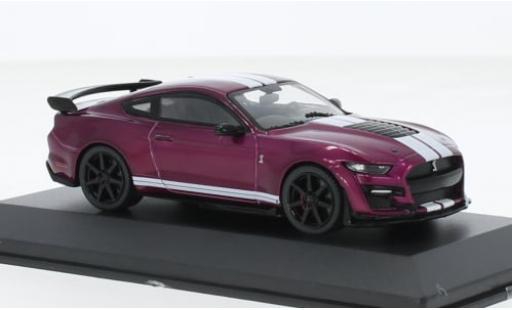 Diecast model cars Shelby GT 500 1/43 Solido Ford Mustang Fast Track metallise lila 2020 1:43 Shelby GT 500 1/43 Solido Ford Mustang Fast Track metallise lila 2020 1:43 diecast model cars