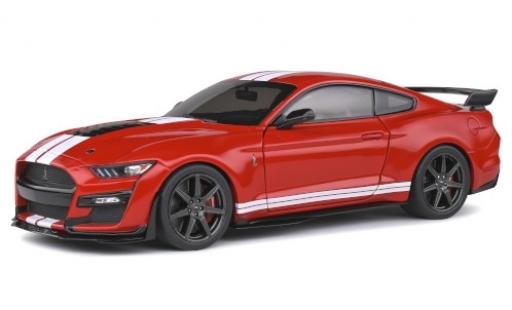 Diecast model cars Ford Mustang 1/18 Solido Shelby GT 500 Fast Track red/matt-white 2020 Ford Mustang 1/18 Solido Shelby GT 500 Fast Track red/matt-white 2020 diecast model cars