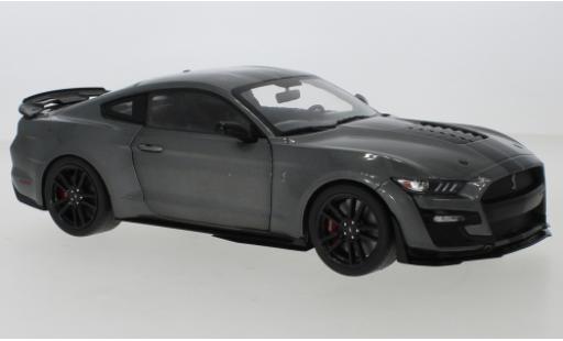 Diecast model cars Ford Mustang 1/18 Solido Shelby GT 500 metallic grey/black 2020 Ford Mustang 1/18 Solido Shelby GT 500 metallic grey/black 2020 diecast model cars