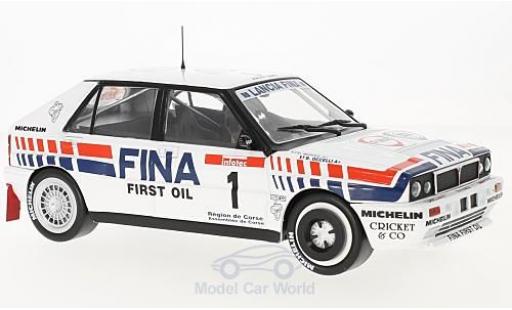 Lancia Delta 1/18 Solido Integrale 16V No.1 Fina Tour de Corse 1991 D.Auriol/B.Occelli diecast model cars
