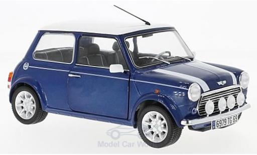 Diecast model cars Mini Cooper S 1/18 Solido 1.3i Sport Pack metallic blue Mini Cooper S 1/18 Solido 1.3i Sport Pack metallic blue diecast model cars