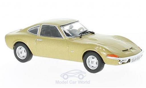 Opel GT 1/43 Solido gold 1968 diecast model cars
