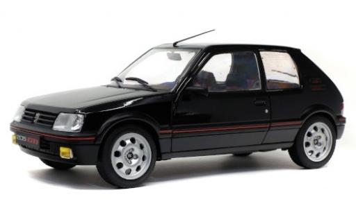 Diecast model cars Peugeot 205 1/18 Solido 1.9 GTI Mk2 black Peugeot 205 1/18 Solido 1.9 GTI Mk2 black diecast model cars