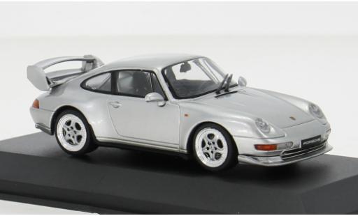 Diecast model cars Porsche 993 1/43 Solido 911  RS Clubsport silber 1:43 Porsche 993 1/43 Solido 911  RS Clubsport silber 1:43 diecast model cars