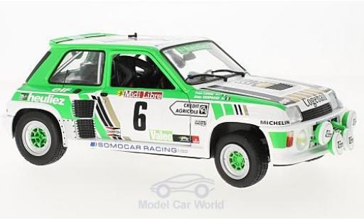 Diecast model cars Renault 5 Turbo 1/18 Solido Turbo Gr. B No.6 Rallye de Lozere 198 A.Serpaggi/Y.Legal Renault 5 Turbo 1/18 Solido Turbo Gr. B No.6 Rallye de Lozere 198 A.Serpaggi/Y.Legal diecast model cars