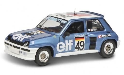 Diecast model cars Renault 5 1/18 Solido Turbo No.49 Elf Elf Turbo Europacup Zeltweg 1981 W.Röhrl Renault 5 1/18 Solido Turbo No.49 Elf Elf Turbo Europacup Zeltweg 1981 W.Röhrl diecast model cars