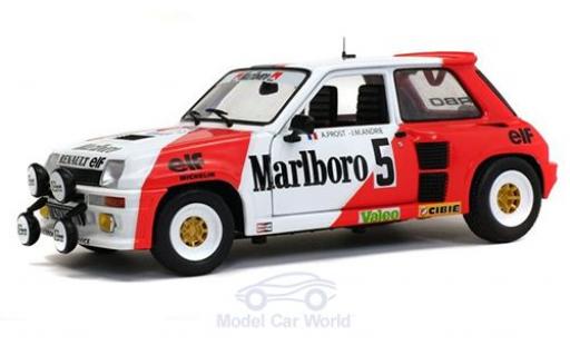 Diecast model cars Renault 5 1/18 Solido Turbo No. Marlboro Rallye du Var 1982 mit Decals A.Prost/J-M.Andrie Renault 5 1/18 Solido Turbo No. Marlboro Rallye du Var 1982 mit Decals A.Prost/J-M.Andrie diecast model cars