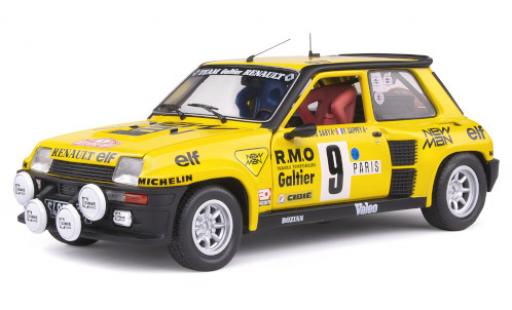 Diecast model cars Renault 5 1/18 Solido Turbo No.9 Team Galtier New Man Rallye WM Rallye Monte Carlo 1982 B.Saby/F.Sappey Renault 5 1/18 Solido Turbo No.9 Team Galtier New Man Rallye WM Rallye Monte Carlo 1982 B.Saby/F.Sappey diecast model cars