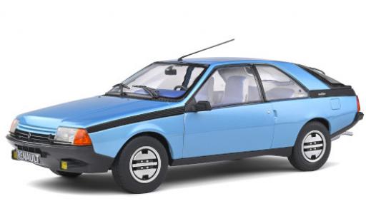 Diecast model cars Renault Fuego 1/18 Solido GTS metallic blue 1980 Renault Fuego 1/18 Solido GTS metallic blue 1980 diecast model cars