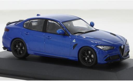 Diecast model cars Alfa Romeo Giulia 1/43 Solido Quadrifoglio metallise blue 2019 Alfa Romeo Giulia 1/43 Solido Quadrifoglio metallise blue 2019 diecast model cars