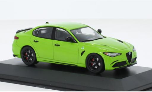 Diecast model cars Alfa Romeo Giulia 1/43 Solido Quadrifoglio metallise la chaux Alfa Romeo Giulia 1/43 Solido Quadrifoglio metallise la chaux diecast model cars