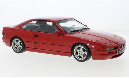 Bmw 850 1/18 Solido CSI (E31) red 1990 diecast model cars