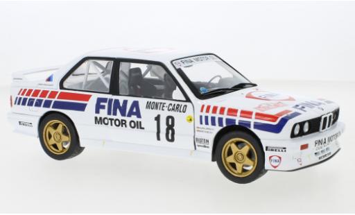 Diecast model cars Bmw M3 1/18 Solido (E30) No.18 Fina Rallye WM Rallye Monte Carlo 1988 Bmw M3 1/18 Solido (E30) No.18 Fina Rallye WM Rallye Monte Carlo 1988 diecast model cars