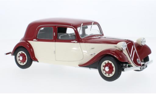 Citroen Traction 1/18 Solido 7 red/beige 1937 diecast model cars