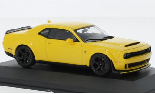 Diecast model cars Dodge Challenger 1/43 Solido SRT Demon V8 6.2 yellow 2018 Dodge Challenger 1/43 Solido SRT Demon V8 6.2 yellow 2018 diecast model cars