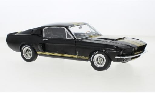 Shelby GT 500 1/18 Solido Ford Mustang black/gold 1967 diecast model cars