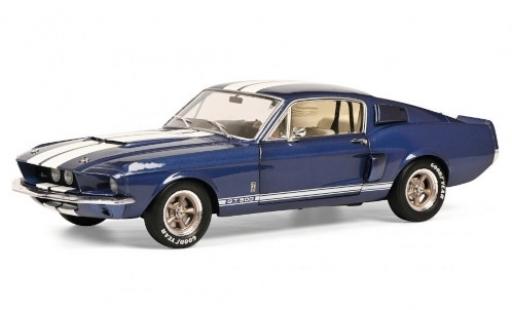 Shelby Mustang 1/18 Solido Ford GT 500 metallise blue/white 1967 diecast model cars