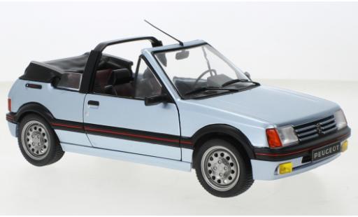 Diecast model cars Peugeot 205 1/18 Solido CTI metallise blue 1989 Peugeot 205 1/18 Solido CTI metallise blue 1989 diecast model cars
