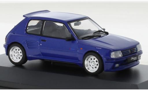 Diecast model cars Peugeot 205 1/43 Solido GTI Dimma metallise blue 1989 Peugeot 205 1/43 Solido GTI Dimma metallise blue 1989 diecast model cars