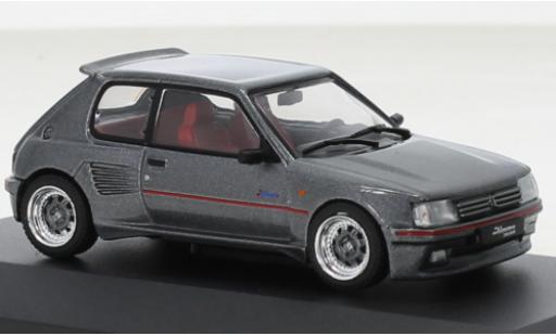 Diecast model cars Peugeot 205 1/43 Solido GTI Dimma metallise grey 1989 Peugeot 205 1/43 Solido GTI Dimma metallise grey 1989 diecast model cars