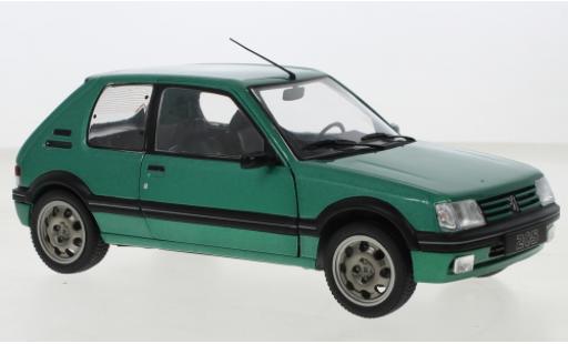 Peugeot 205 1/18 Solido GTI Griffe metallise green 1992 diecast model cars