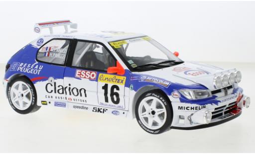 Diecast model cars Peugeot 306 1/18 Solido Maxi No.16 Rallye WM Rally Monte Carlo 1998 Peugeot 306 1/18 Solido Maxi No.16 Rallye WM Rally Monte Carlo 1998 diecast model cars