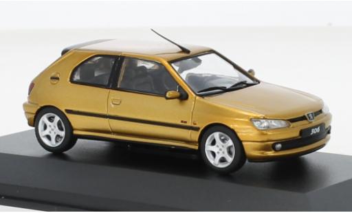 Diecast model cars Peugeot 306 1/43 Solido S16 doré 1998 Peugeot 306 1/43 Solido S16 doré 1998 diecast model cars