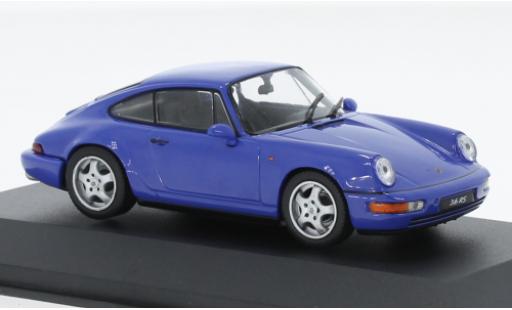 Diecast model cars Porsche 964 1/43 Solido 911  RS blue 1992 Porsche 964 1/43 Solido 911  RS blue 1992 diecast model cars