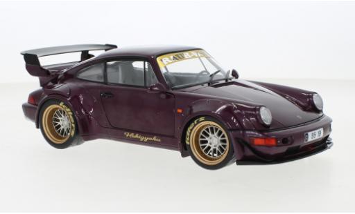Diecast model cars Porsche 964 RWB 1/18 Solido 911  metallise lila HEKIGYOKU 2022 Porsche 964 RWB 1/18 Solido 911  metallise lila HEKIGYOKU 2022 diecast model cars