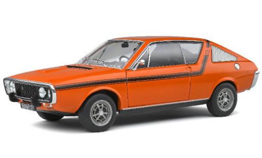 Diecast model cars Renault 17 1/18 Solido Gordini orange/black 1974 Renault 17 1/18 Solido Gordini orange/black 1974 diecast model cars