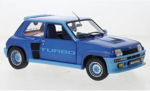 Diecast model cars Renault 5 1/18 Solido Turbo metallise blue 1981 Renault 5 1/18 Solido Turbo metallise blue 1981 diecast model cars