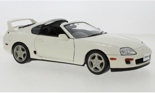 Diecast model cars Toyota Supra 1/18 Solido MK4 (A80) Targa white 1993 Toyota Supra 1/18 Solido MK4 (A80) Targa white 1993 diecast model cars
