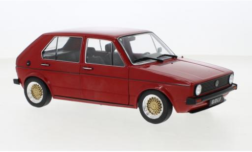 Diecast model cars Volkswagen Golf 1/18 Solido I Custom II red 1976 Volkswagen Golf 1/18 Solido I Custom II red 1976 diecast model cars