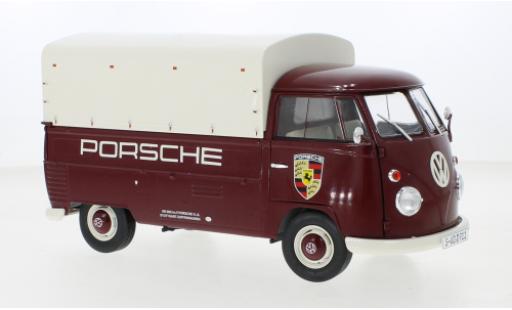 Diecast model cars Volkswagen T1 1/18 Solido Pritsche Porsche Service 1950 Volkswagen T1 1/18 Solido Pritsche Porsche Service 1950 diecast model cars