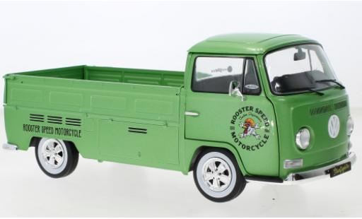 Diecast model cars Volkswagen T2 1/18 Solido Pick Up Douane metallise la chaux Rooster Speed 1968 Volkswagen T2 1/18 Solido Pick Up Douane metallise la chaux Rooster Speed 1968 diecast model cars