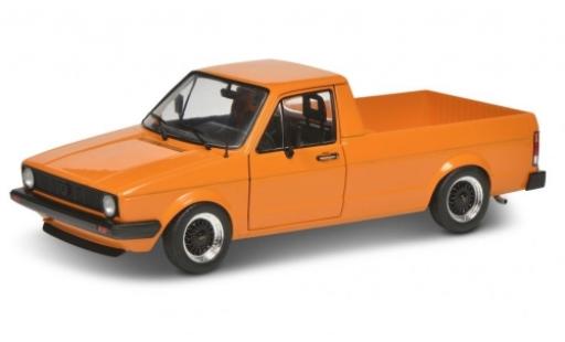 Diecast model cars Volkswagen Caddy 1/18 Solido MK I orange 1982 Volkswagen Caddy 1/18 Solido MK I orange 1982 diecast model cars