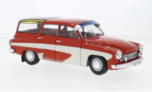 Wartburg 312 1/18 Solido Camping rot/weiss 1965 1:18 diecast model cars