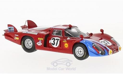 Diecast model cars Alfa Romeo 33 1/43 Spark /2 No.37 24h Le Mans 1968 T.Pilette/R.Slotemaker Alfa Romeo 33 1/43 Spark /2 No.37 24h Le Mans 1968 T.Pilette/R.Slotemaker diecast model cars