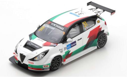Alfa Romeo Giulietta 1/43 Spark Veloce TCR No.31 WTCR Macau 2019 K.Ceccon diecast model cars