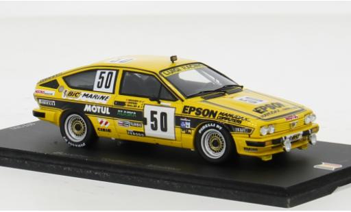 Diecast model cars Alfa Romeo GT 1/43 Spark V6 No.50 Biesse Racing Team 24h Spa 1984 1:43 Alfa Romeo GT 1/43 Spark V6 No.50 Biesse Racing Team 24h Spa 1984 1:43 diecast model cars