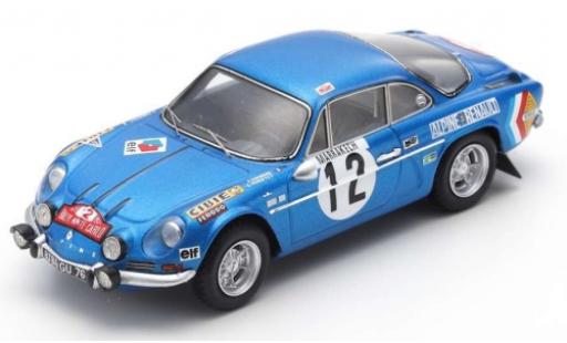 Diecast model cars Alpine A110 1/43 Spark No.12 Rally Monte Carlo 1971 B.Darniche/C.Robertet Alpine A110 1/43 Spark No.12 Rally Monte Carlo 1971 B.Darniche/C.Robertet diecast model cars