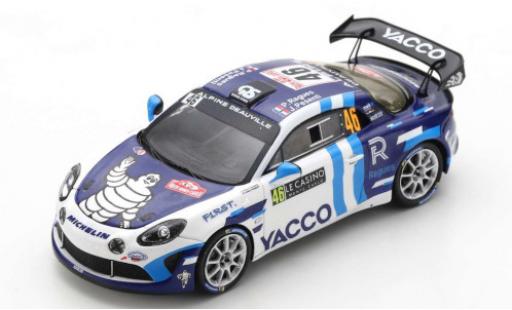 Diecast model cars Alpine A110 1/43 Spark Rally RGT No.46 Yacco Rallye WM Rallye Monte Carlo 2021 P.Ragues/J.Pesenti Alpine A110 1/43 Spark Rally RGT No.46 Yacco Rallye WM Rallye Monte Carlo 2021 P.Ragues/J.Pesenti diecast model cars